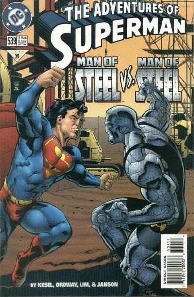 Adventures of Superman #539 [Direct Sales]-Very Fine (7.5 – 9)