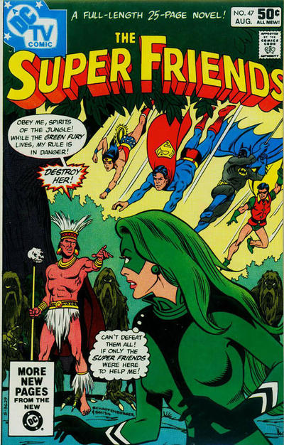 Super Friends #47 [Direct]-Very Good (3.5 – 5) Origin of Green Fury