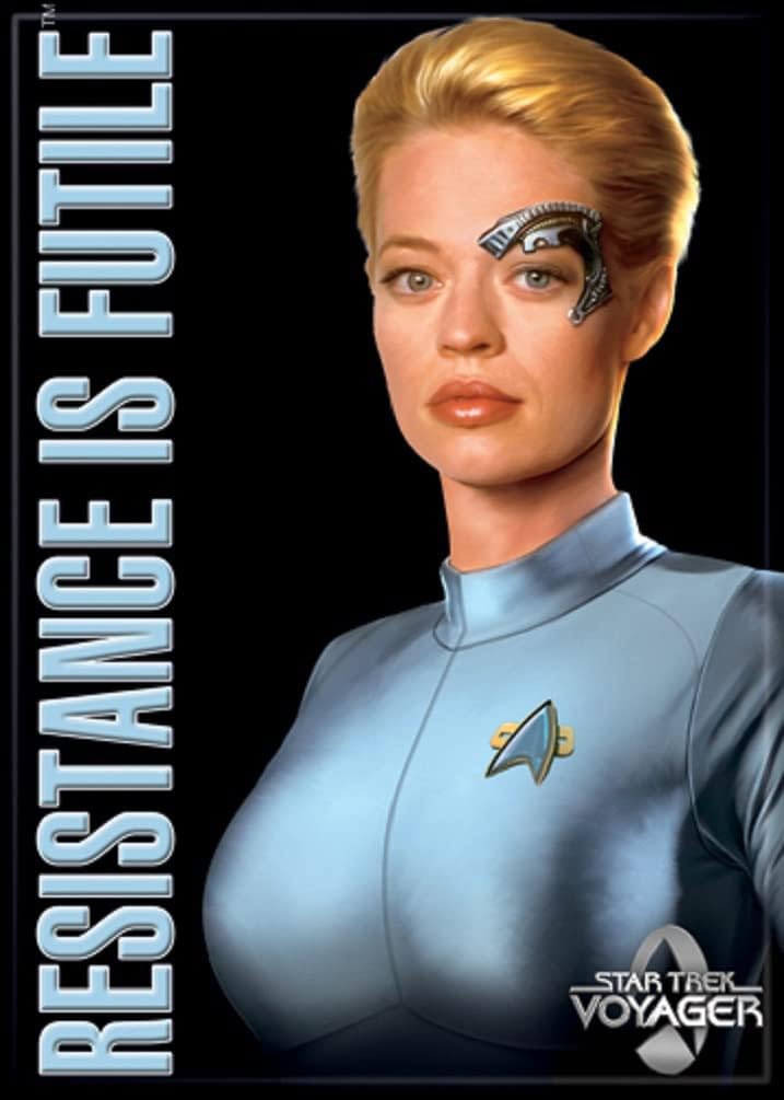 Star Trek Voyager - 7 of 9 "Resistance Is Future" Magnet