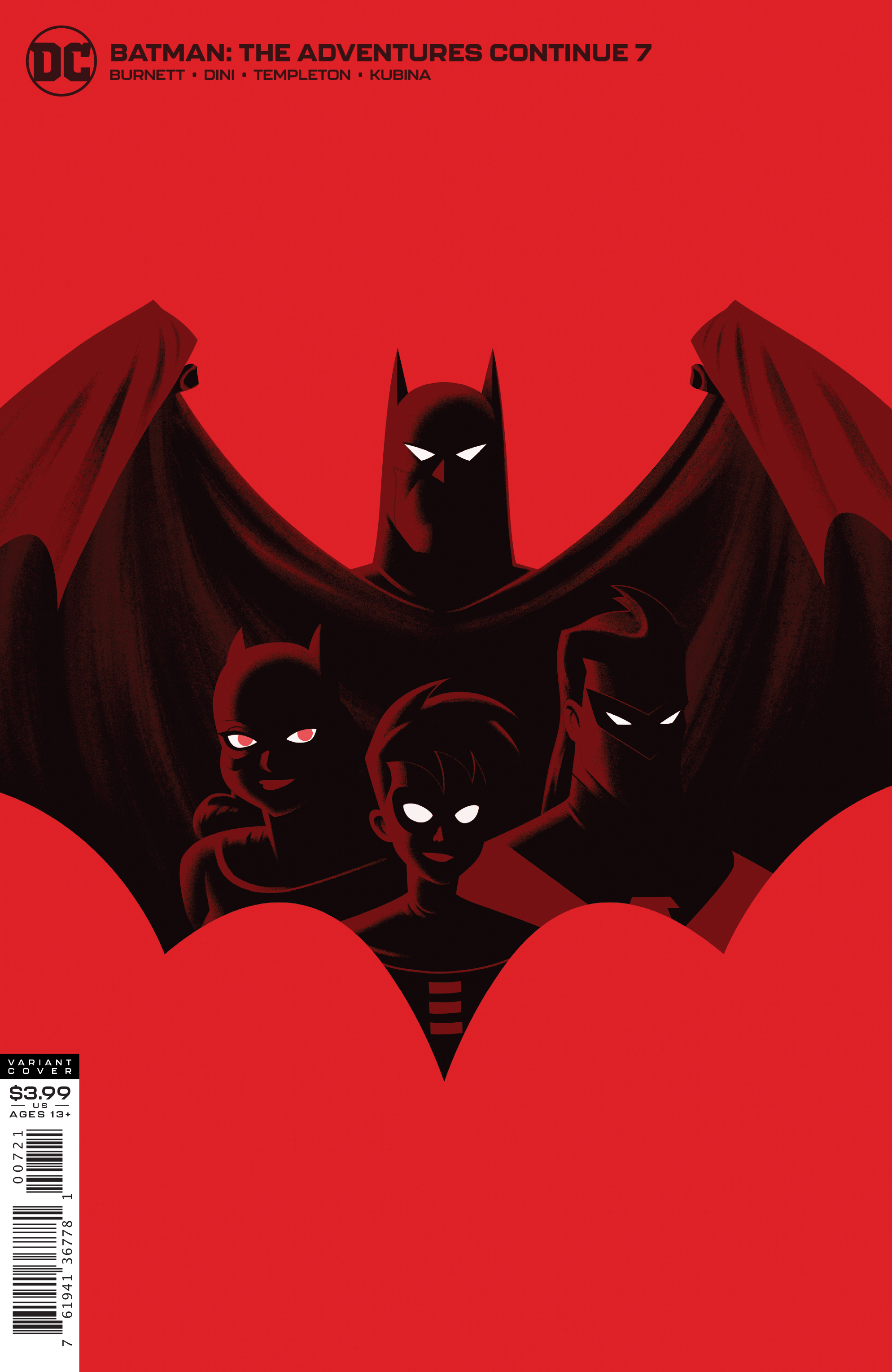 Batman the Adventures Continue #7 Cover B Justin Erickson Variant (Of 8)