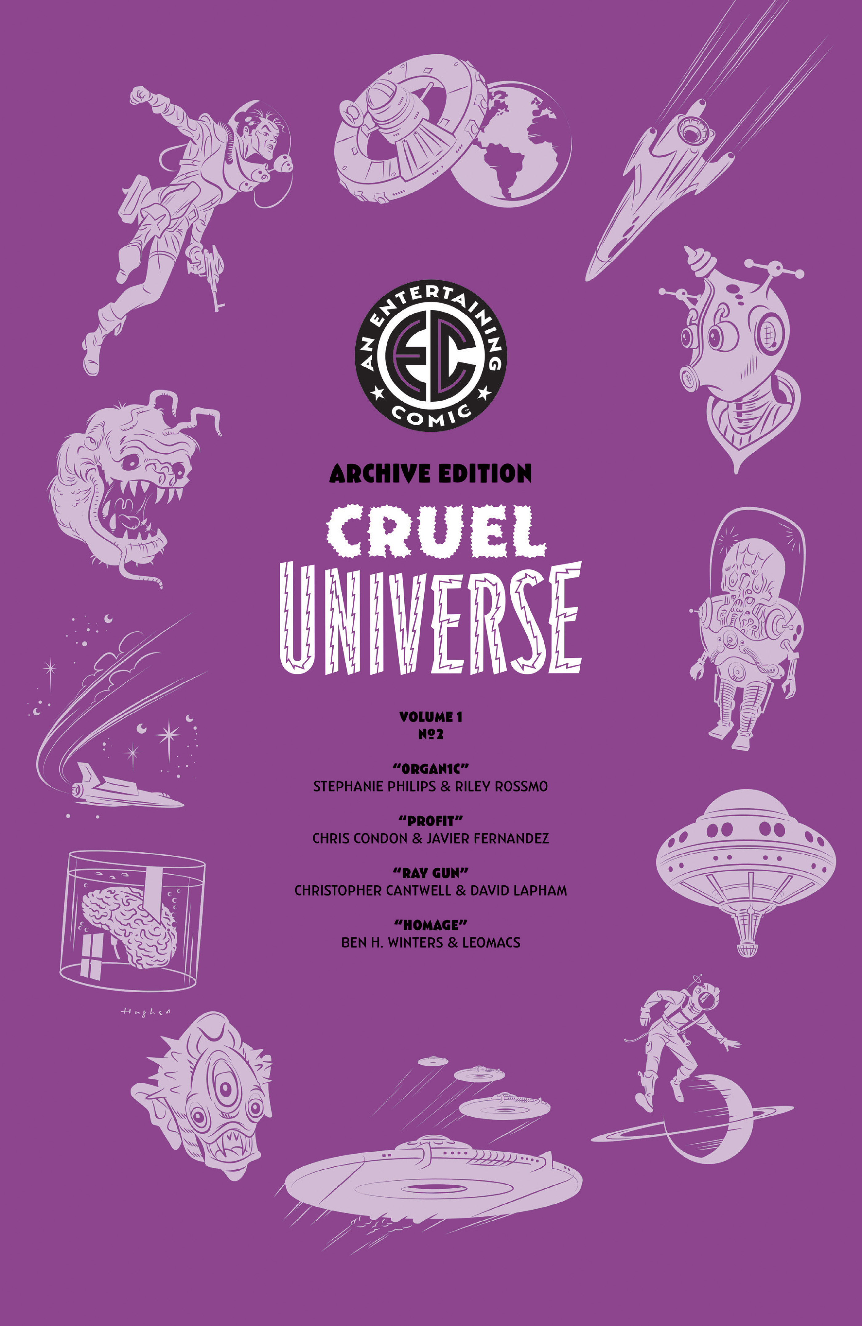 EC Cruel Universe #2 Cover E 1 for 50 Incentive Rian Hughes Archive Edition Variant (Mature) (Of 5)