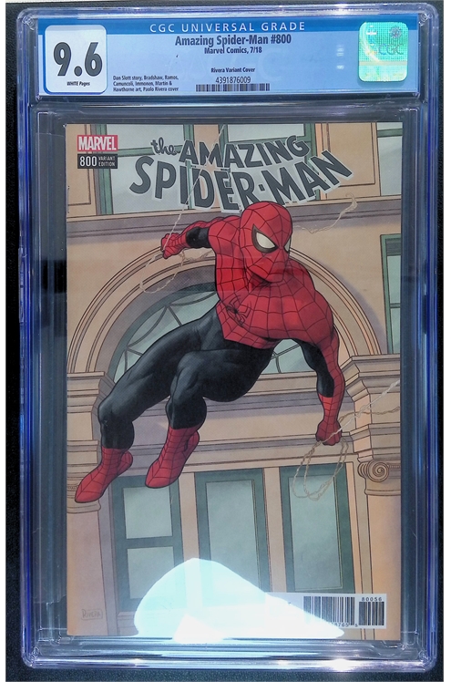 Amazing Spider-Man #800 [Variant Edition - Paolo Rivera Cover] - Cgc 9.6