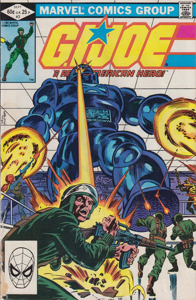 G.I. Joe, A Real American Hero #3 [Direct (Diamond)](1982)-Fine (5.5 – 7)