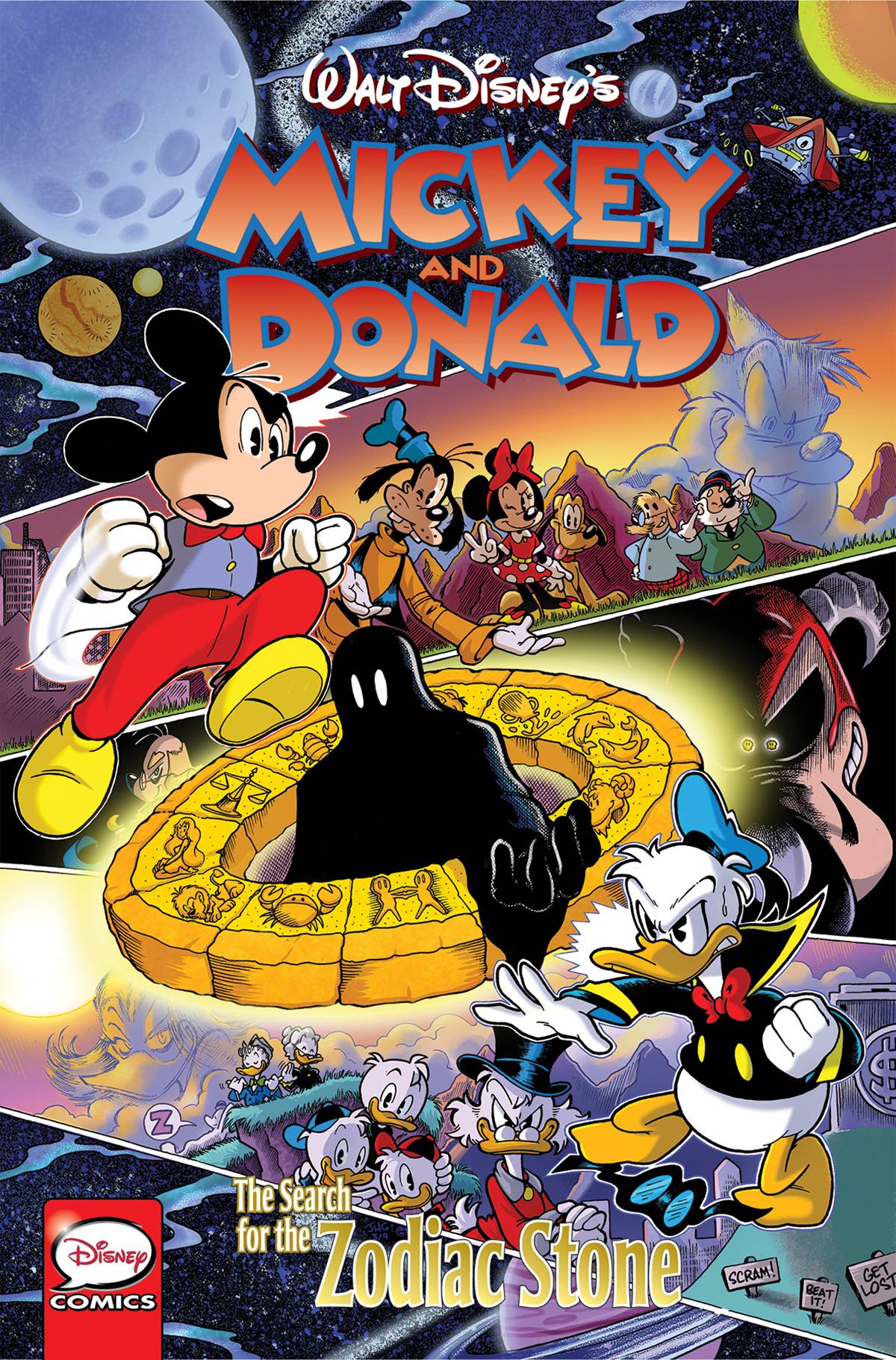 Mickey & Donald Hardcover Search For Zodiac Stone