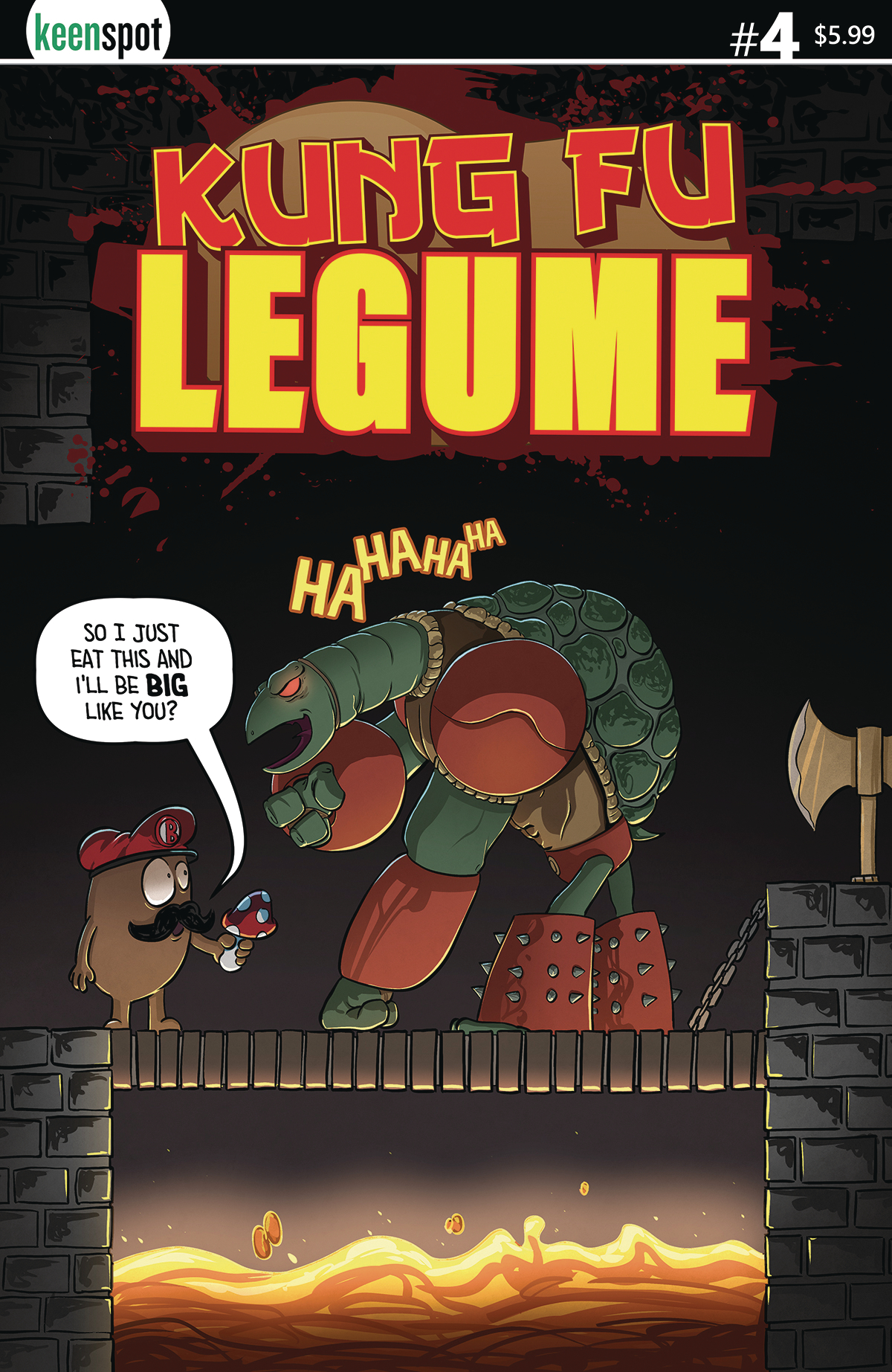 Kung Fu Legume #4 Cover A Michael Adams