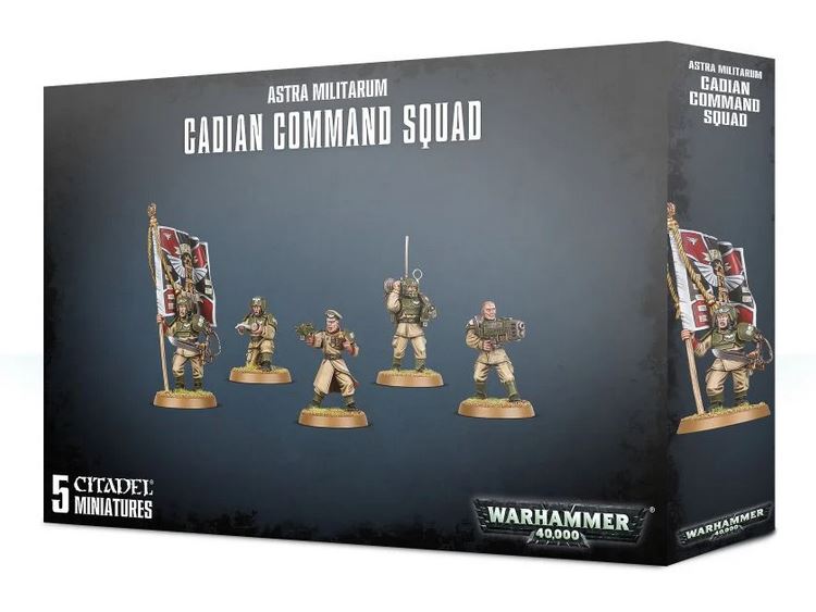 Warhammer 40K: Astra Militarum Cadian Command Squad