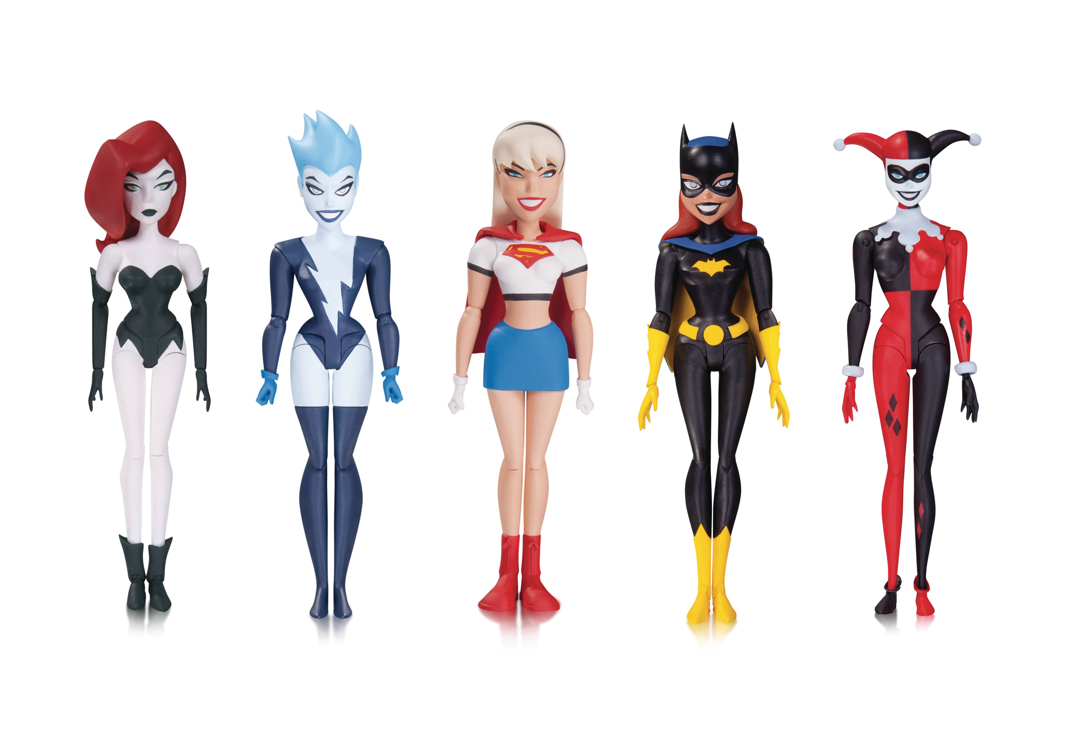 Batman Animated NBA Girls Night Out Action Figure 5 Pack