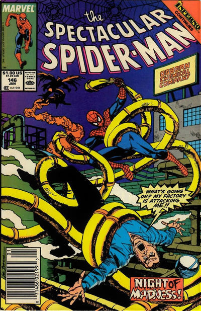 The Spectacular Spider-Man #146 [Newsstand]-Very Good (3.5 – 5)