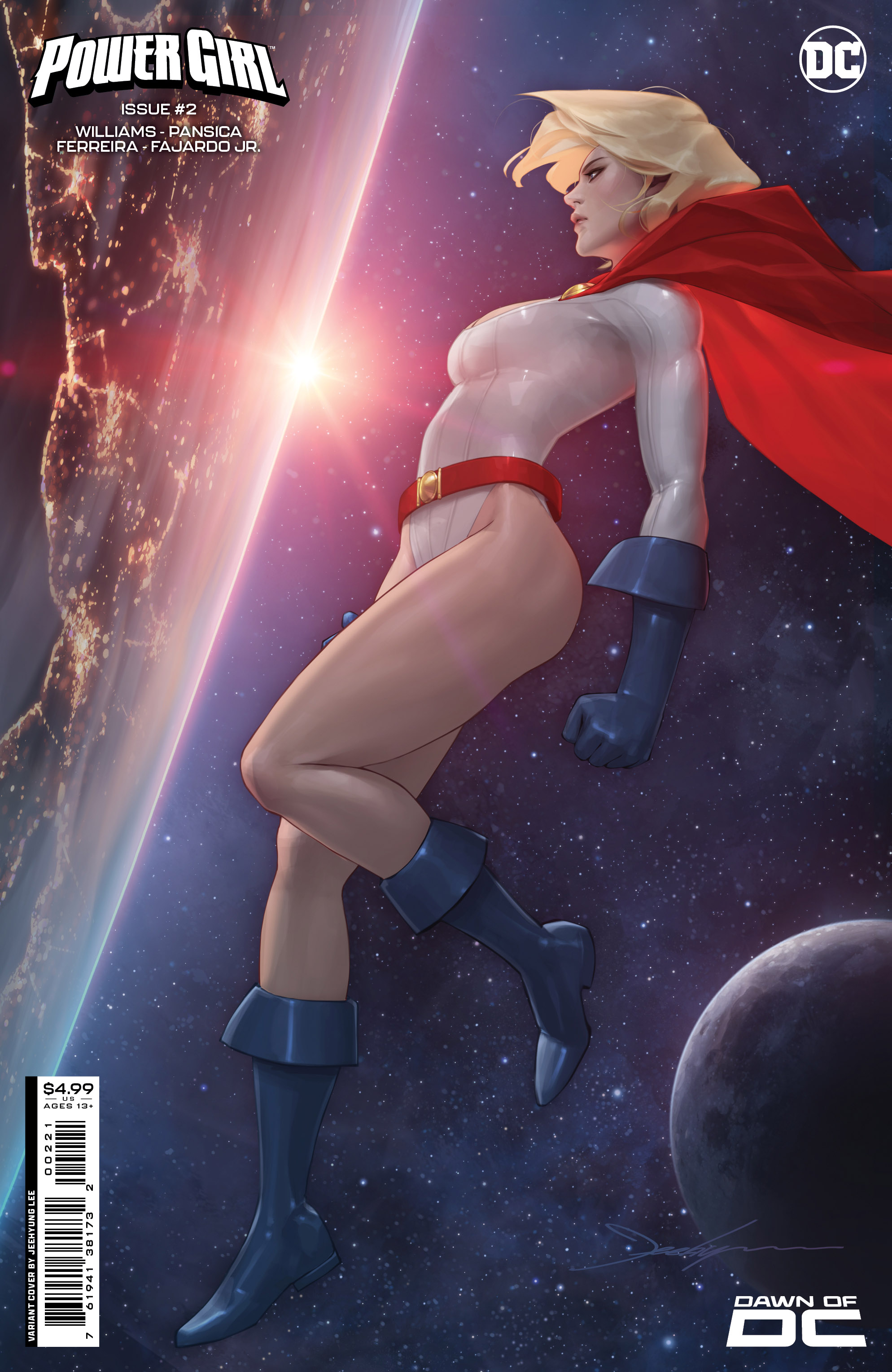 Power Girl #2 Cover B Jee Hyung Lee Card Stock Variant