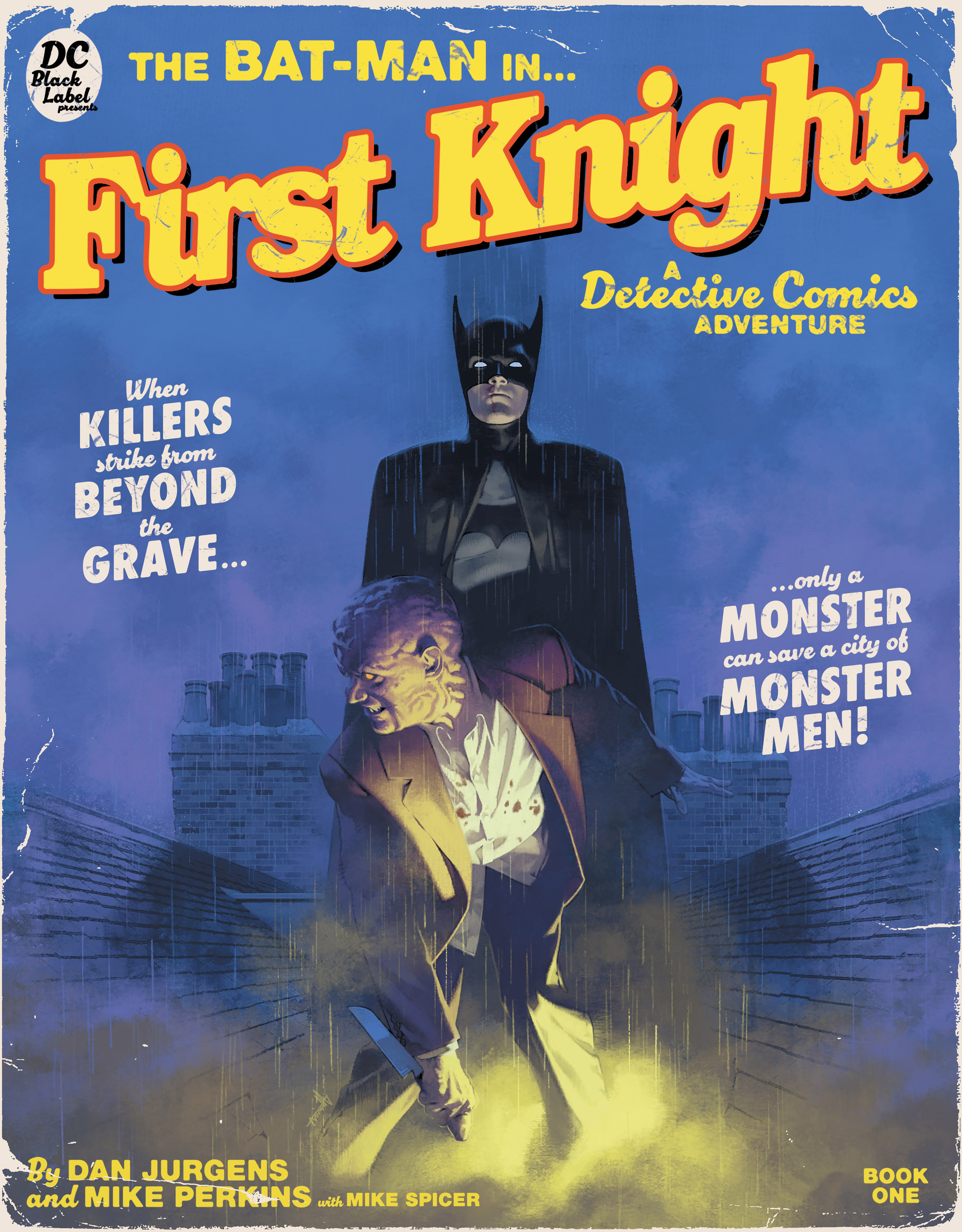 The Bat-Man First Knight #1 Cover C Marc Aspinall Pulp Novel Variant (Mature) (Of 3)