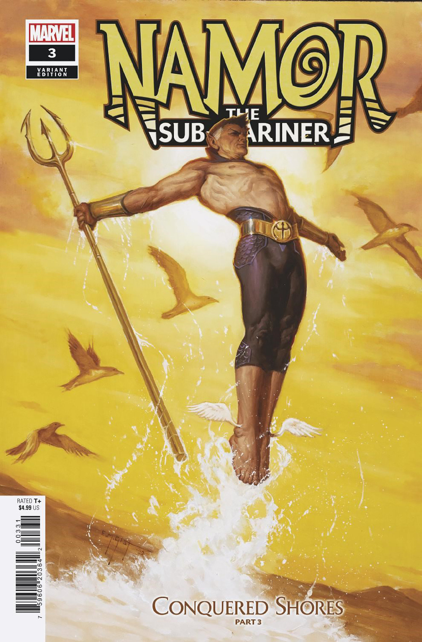 Namor Conquered Shores #3 1 for 25 Incentive Gist Variant (Of 5)