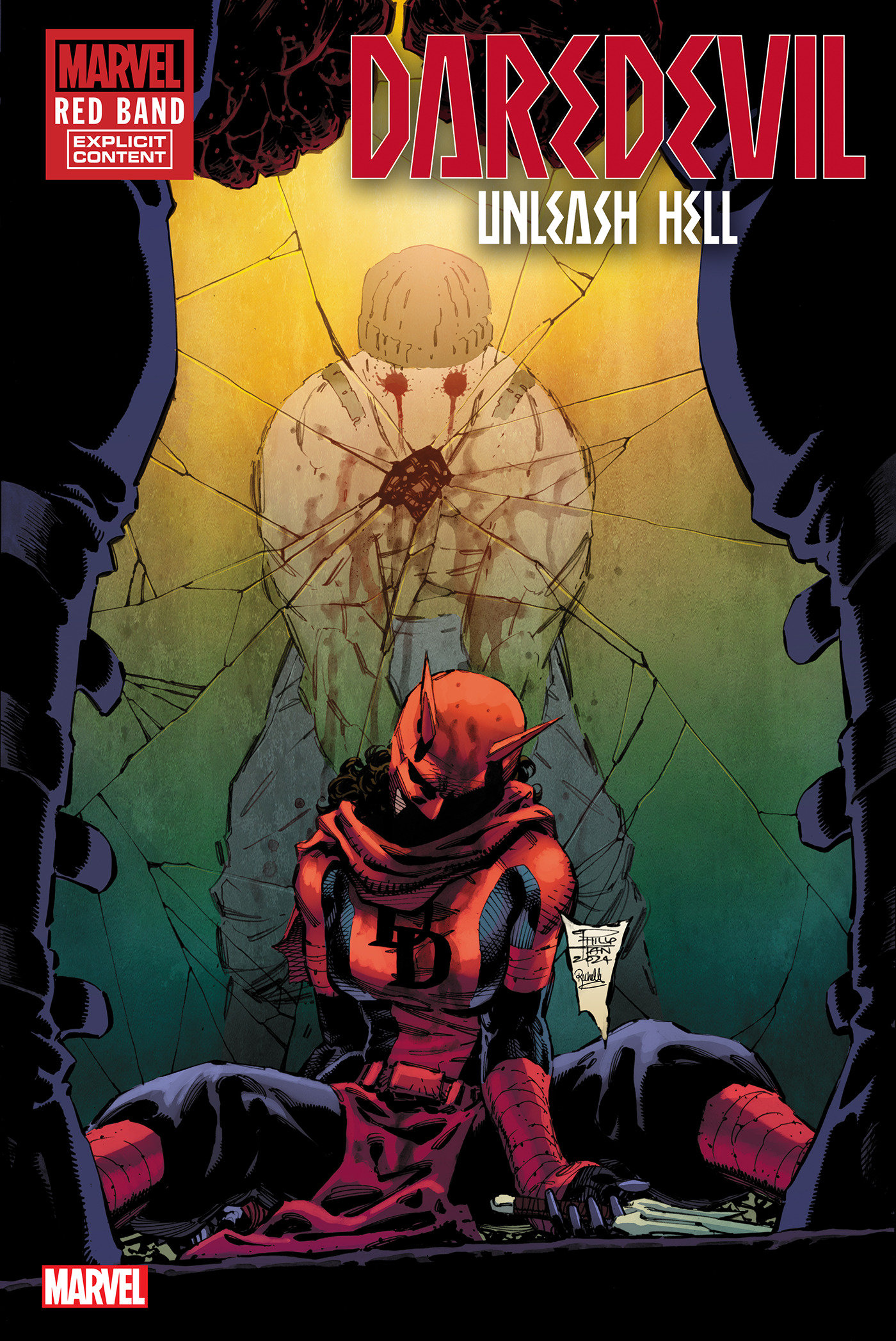 Daredevil Unleash Hell - Red Band #1 Tan Variant [Polybagged]