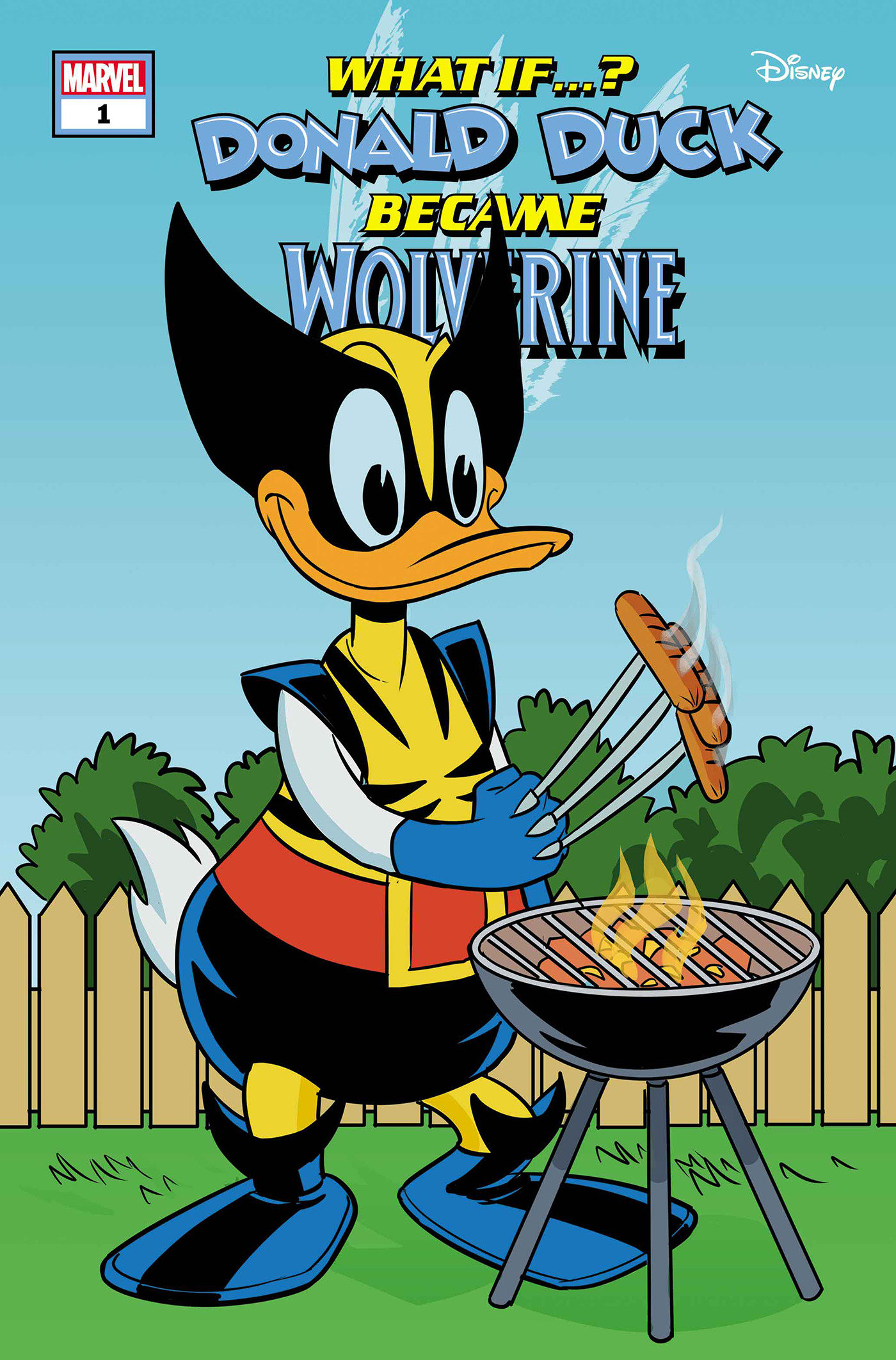 Marvel & Disney What If...? Donald Duck Became Wolverine #1 Phil Noto Donald Duck Wolverine Variant