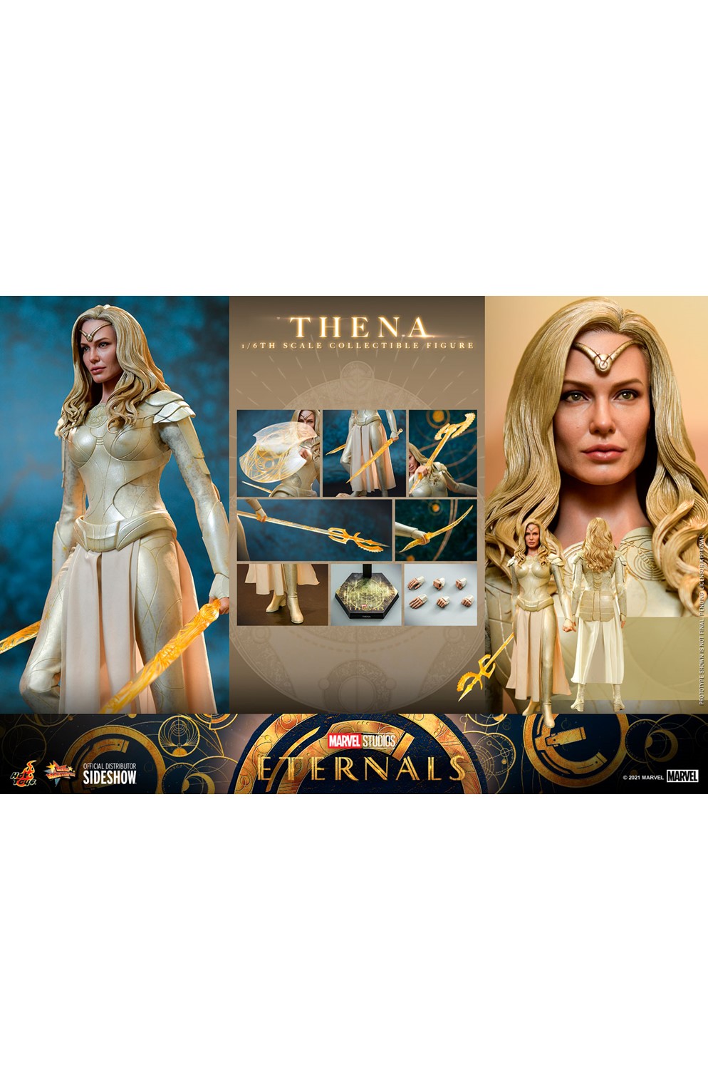 Eternals - Thena Sixth Scale Figure By Hot Toys