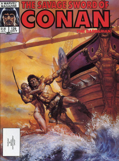 The Savage Sword of Conan #129 [Direct]