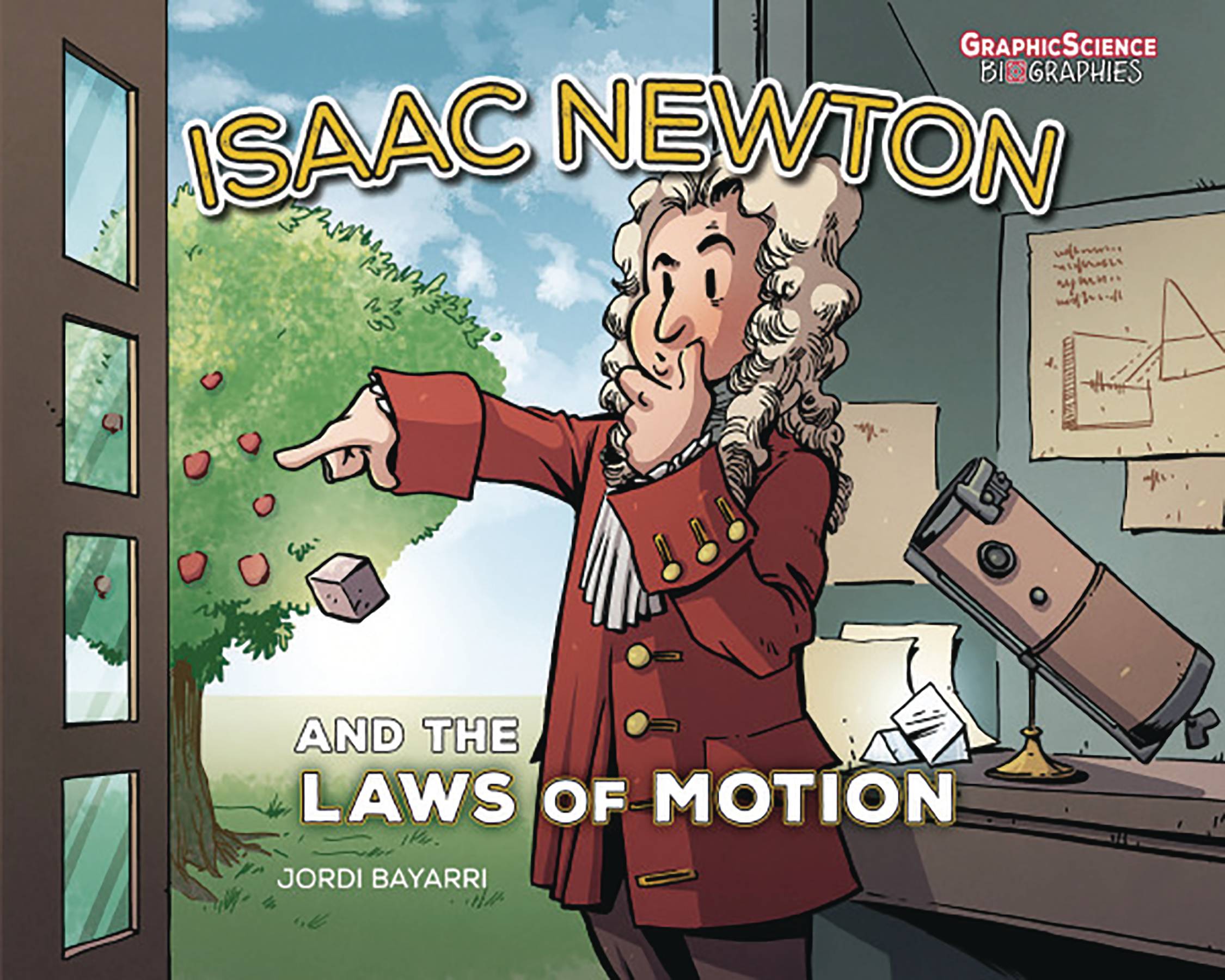 Isaac Newton And Laws Of Motion Ya Graphic Novel Comichub 7106