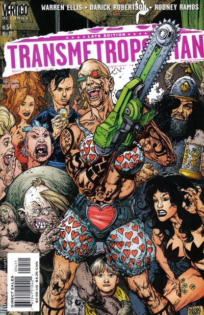 Transmetropolitan #54-Very Fine (7.5 – 9)