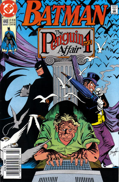 Batman #448 [Newsstand]-Fine (5.5 – 7)