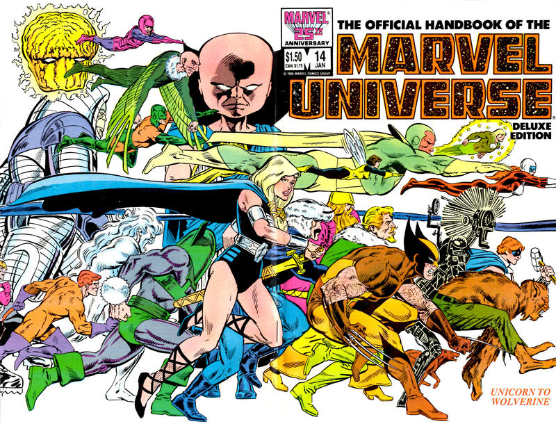 The Official Handbook of The Marvel Universe Deluxe Edition #14 [Direct]-Fine (5.5 – 7)