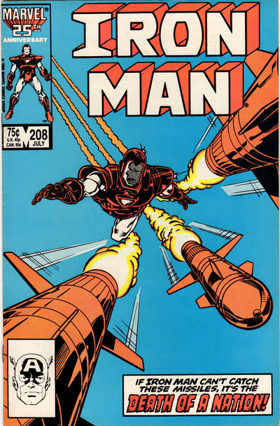 Iron Man #208 [Direct]-Very Good (3.5 – 5)