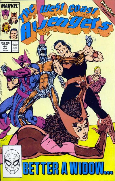 West Coast Avengers #44 [Direct]-Fine