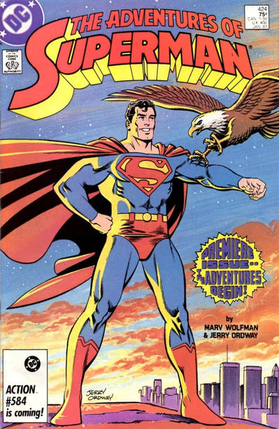 Adventures of Superman #424 [Direct]-Fine (5.5 – 7)