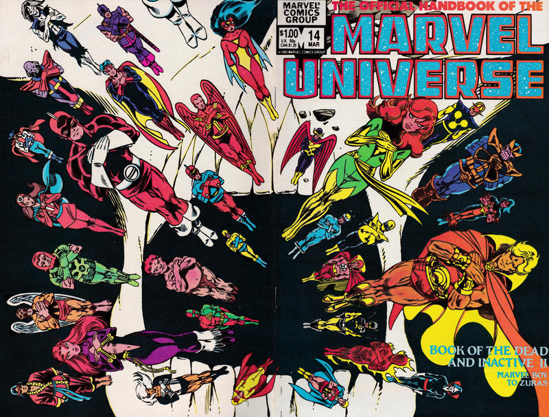 The Official Handbook of The Marvel Universe #14 [Direct]-Very Good (3.5 – 5)