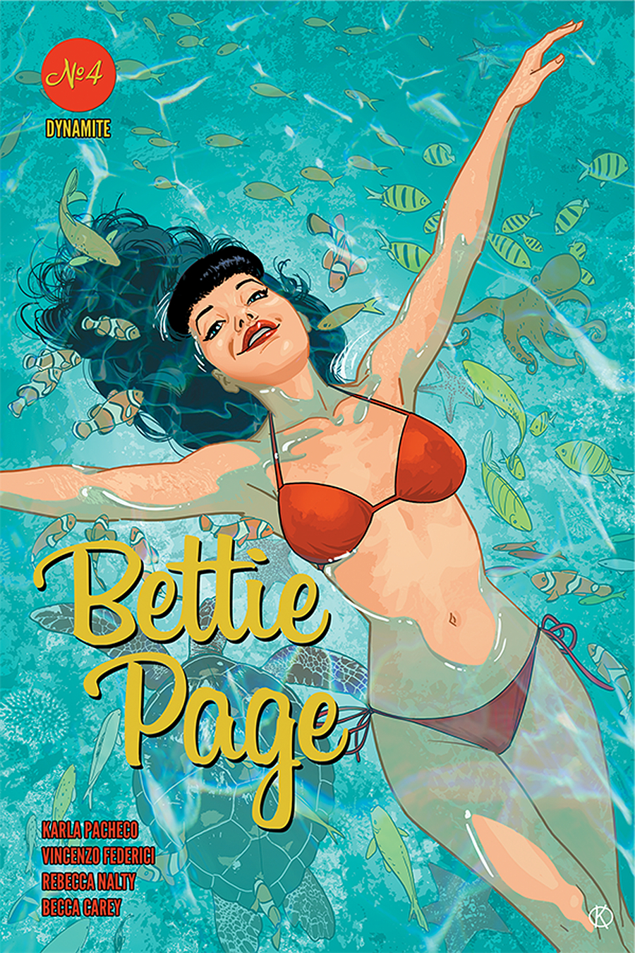 Bettie Page #4 Cover B Kano