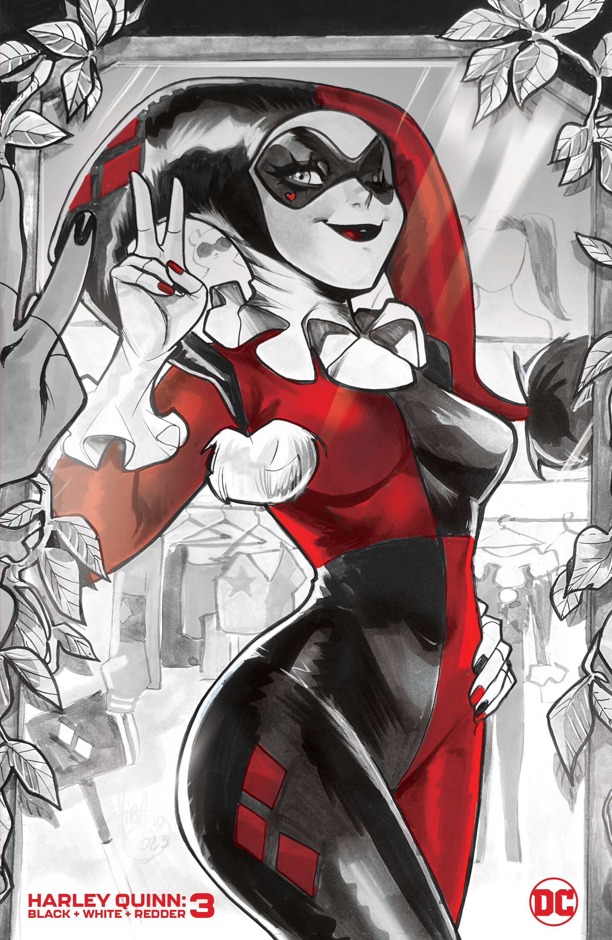 Harley Quinn Black White Redder #3 Cover B Mirka Andolfo Variant (Of 6)