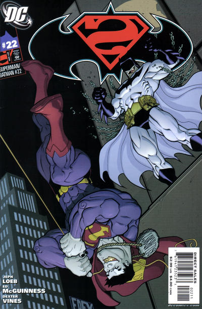 Superman / Batman #22 [Direct Sales]-Fine (5.5 – 7) 1st Cameo Appearance of Batman Beyond