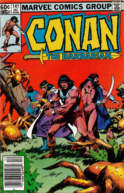 Conan The Barbarian #141 [Newsstand]-Good (1.8 – 3)