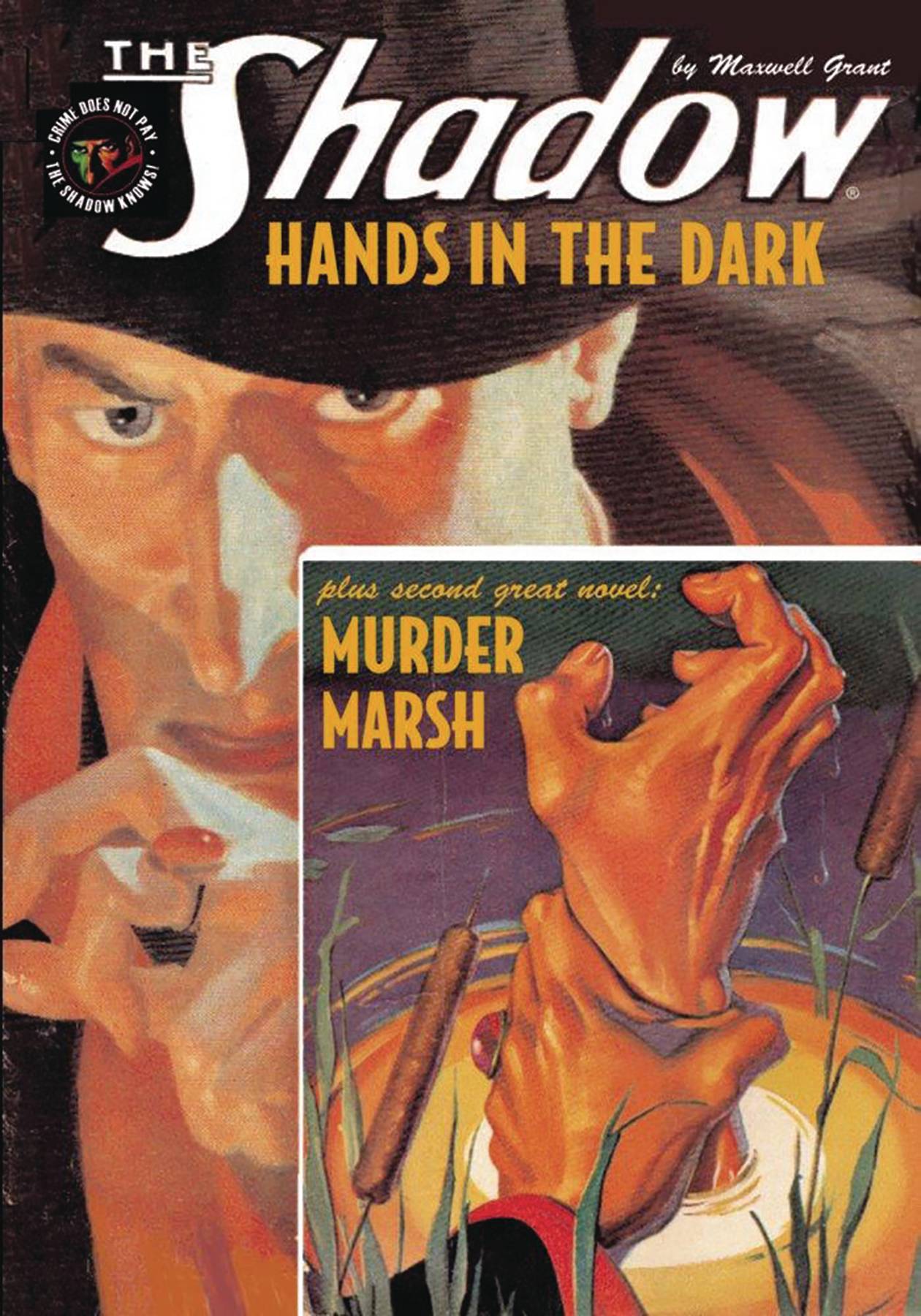 Shadow Double Novel Volume 130 Hands In Dark & Murder Marsh