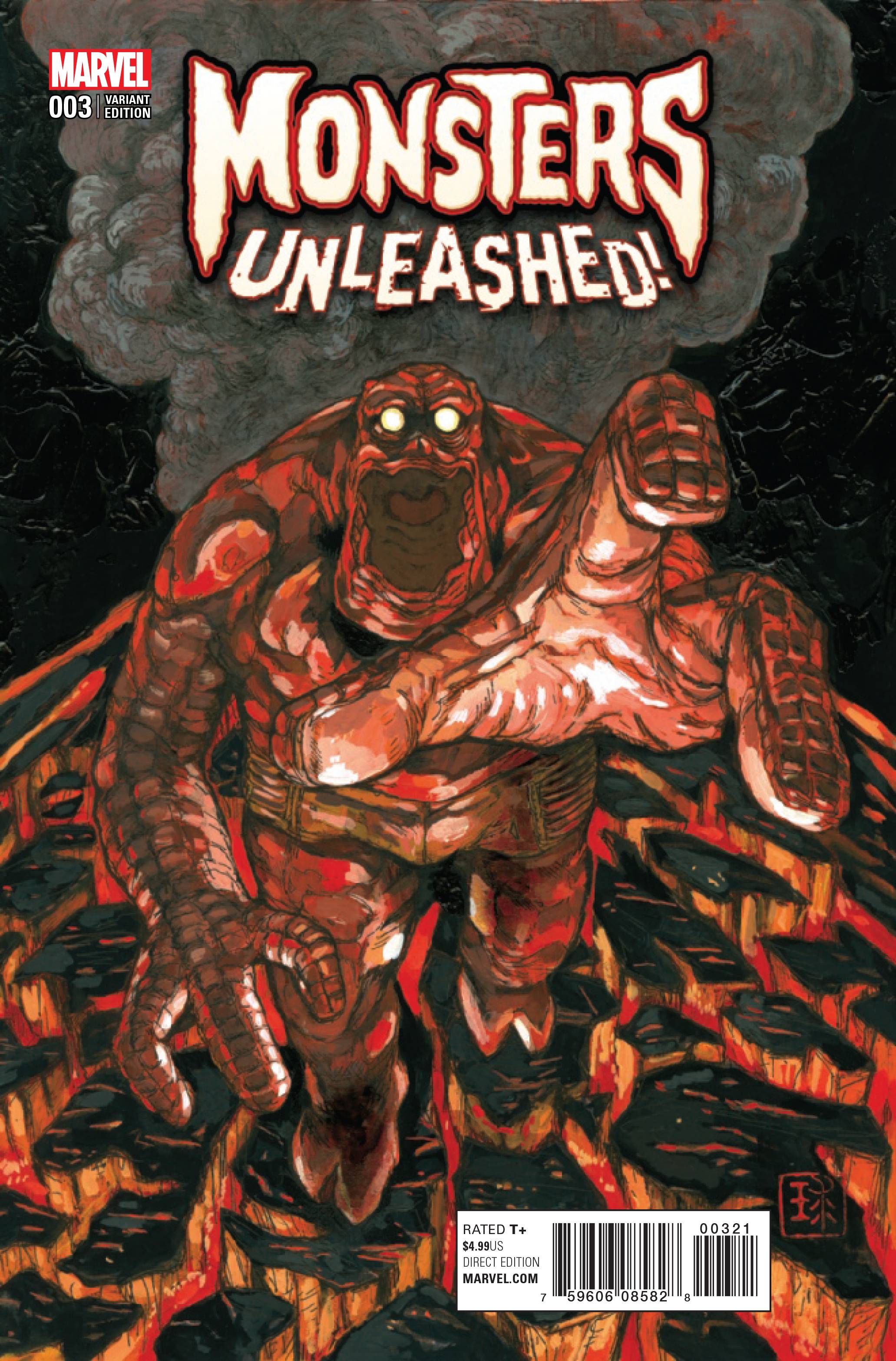 Monsters Unleashed #3 Qhayashida Variant