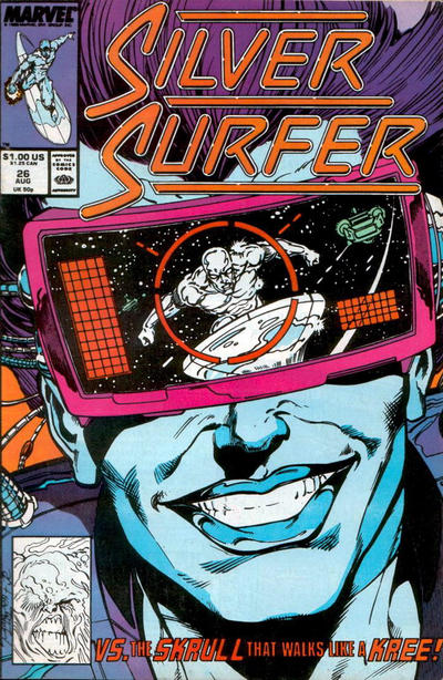 Silver Surfer #26 [Direct]-Near Mint (9.2 - 9.8)