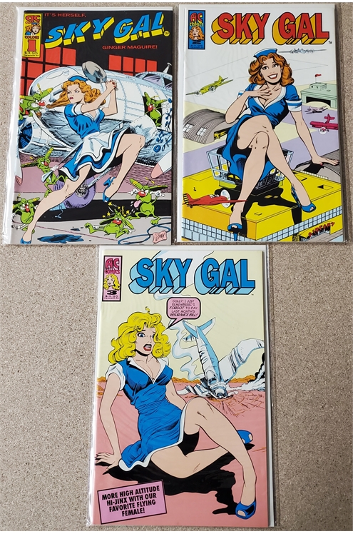 Sky Gal #1-3 (Ac 1994) Set