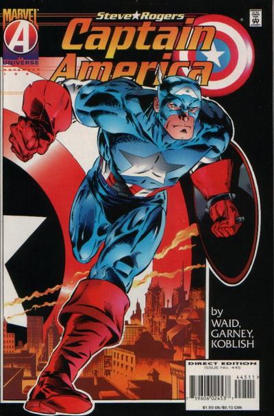 Captain America #445 [Direct Edition]-Very Fine