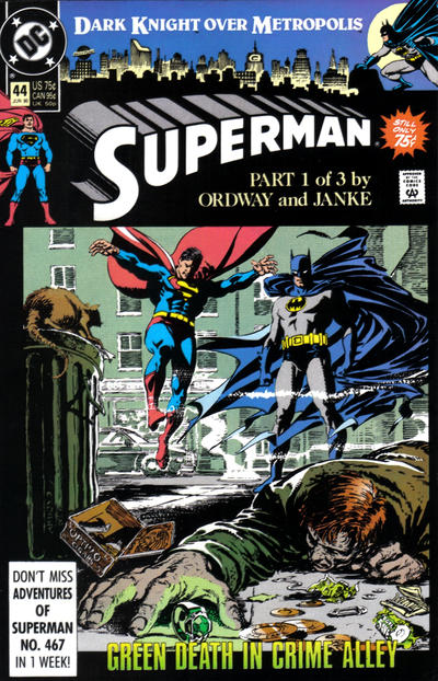 Superman #44 [Direct]-Very Good (3.5 – 5) 1987