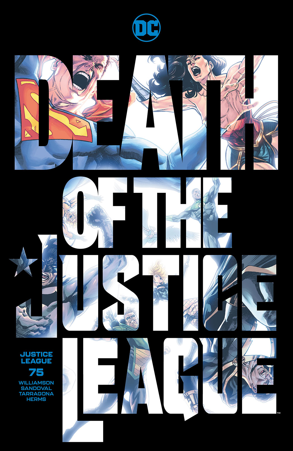 Justice League #75 Cover A Daniel Sampere & Alejandro Sanchez Acetate (2018)