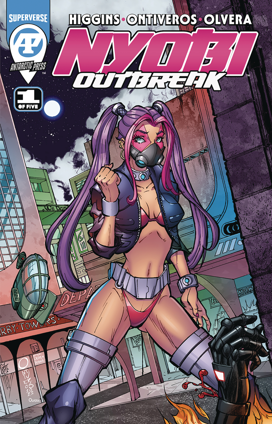 Nyobi Outbreak #1 Cover A Juan Antonio Ontiveros (Of 5)