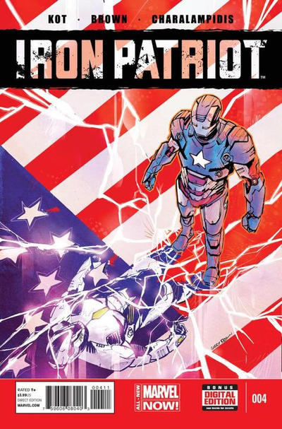 Iron Patriot #4-Near Mint (9.2 - 9.8)