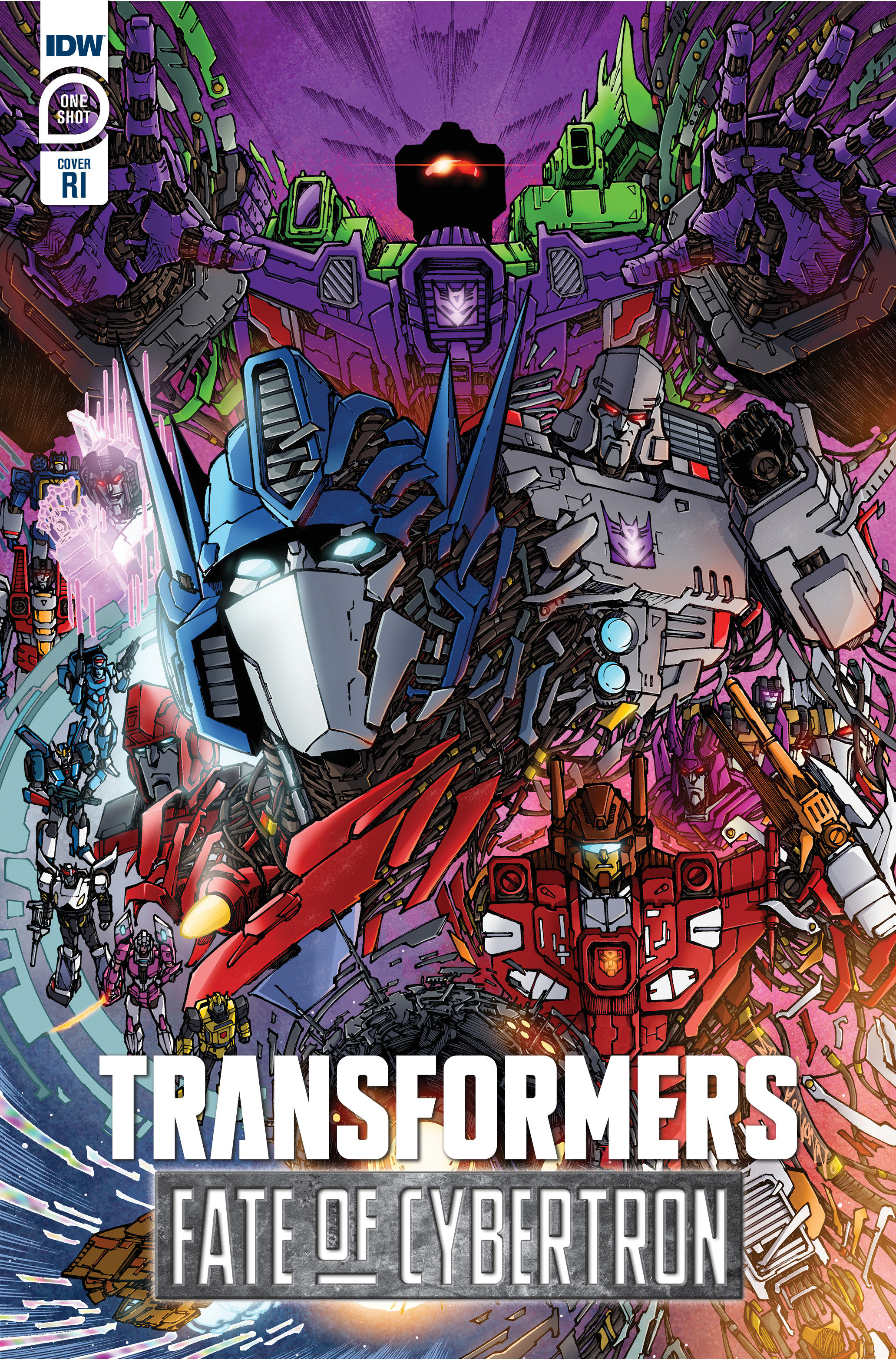 Transformers Fate of Cybertron Cover C 1 for 10 Incentive Milne