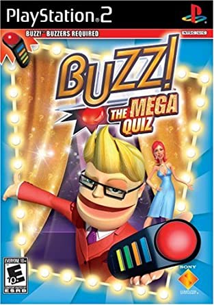 Playstation 2 Buzz! The Mega Quiz