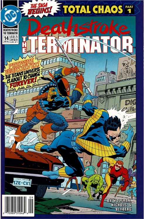 Deathstroke, The Terminator #14 [Newsstand] - Fn/Vf