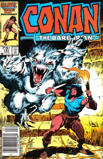 Conan The Barbarian #181 [Newsstand]-Good (1.8 – 3)