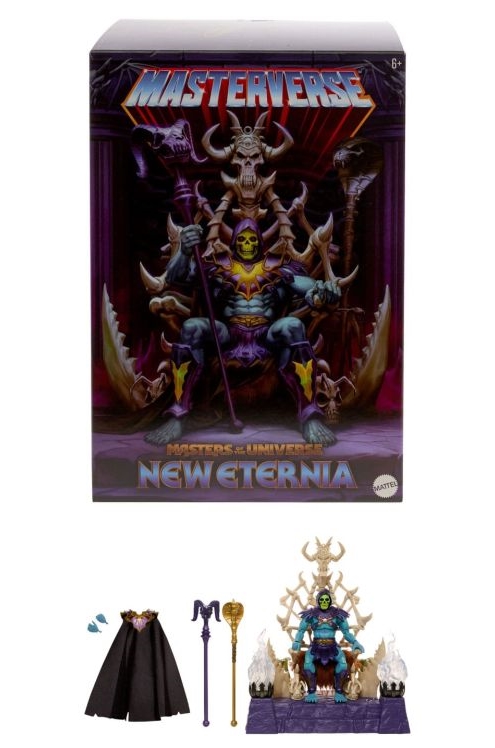 ***Pre-Order*** Masters of The Universe: New Eternia Masterverse Skeletor & Throne