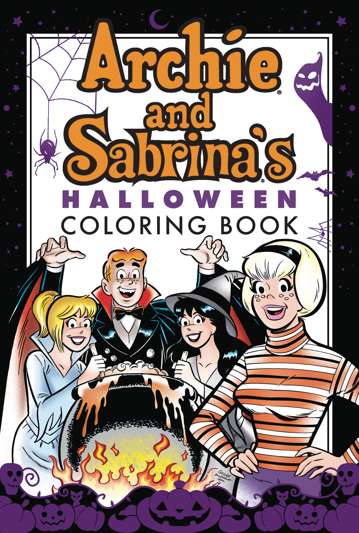 Archie & Sabrina Halloween Coloring Book Soft Cover