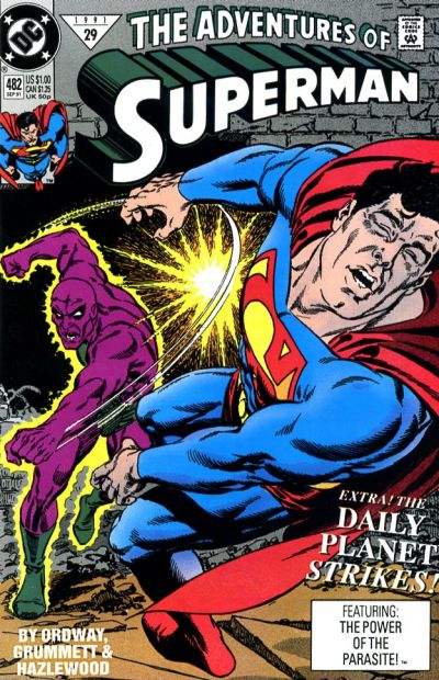 Adventures of Superman #482 [Direct]-Very Fine (7.5 – 9)