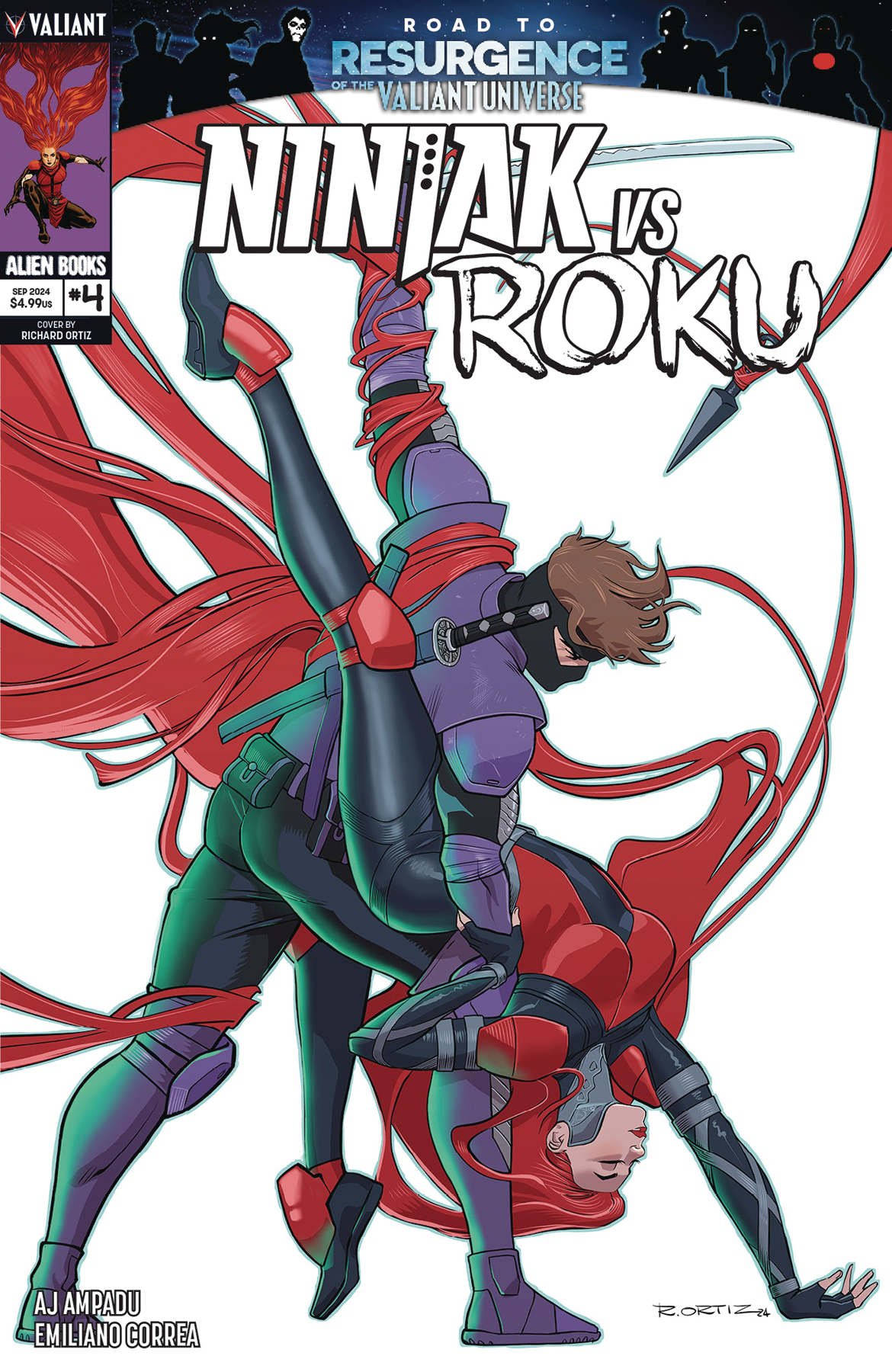 Ninjak Vs Roku #4 Cover A Ortiz (Of 4)