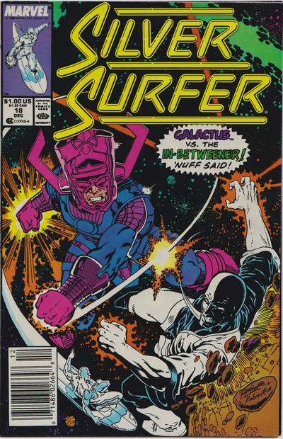 Silver Surfer #18 [Newsstand]-Very Fine (7.5 – 9)