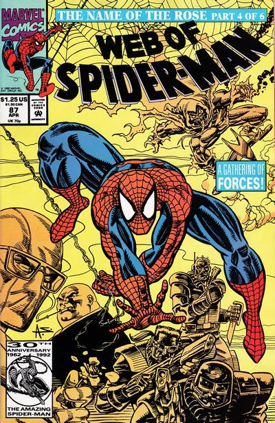 Web of Spider-Man #87 [Direct] - Vf-